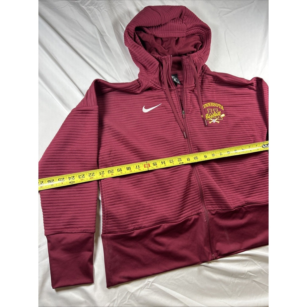 Nike Minnesota Golden Gophers Dri-FIT Full Zip Baseball Maroon Men's Medium - Picture 3 of 7
